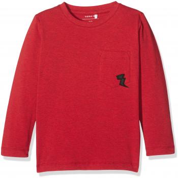 NAME IT Nitgemsom Ls Top M Mini, Camisa Manga Larga para Bebés, Rojo