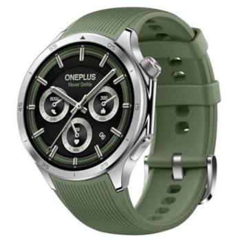OnePlus Watch 3 Smartwatch - 1.5 LTPO AMOLED Display, Snapdragon W5 Processor, Dual Frequency GPS, Wear OS, 46mm Emerald Titanium