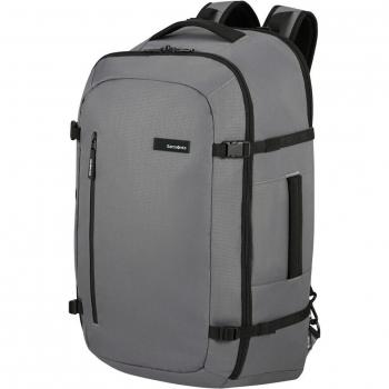 Mochila de viaje Samsonite Roader M blanda con capacidad de 55 L, color gris