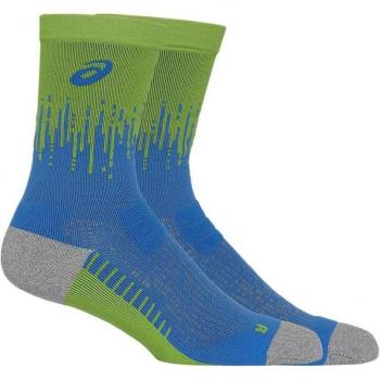 Calcetines Asics Performance Run Crew Azul Lima Electrico