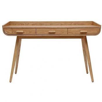 Escritorio nórdico de madera clara HALLEN de Miliboo