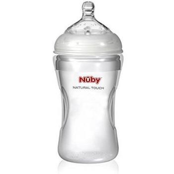 Nûby NT67018 Biberón 300ml, 3 Meses