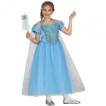 Disfraz de Princesa Azul de Hielo para niña - DISFRAZ DE PRINCESA DE HIELO INFANTIL GUIRCA