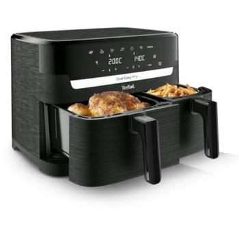 Freidora de aire caliente Tefal EY901N Dual Easy Fry Essential 2700W 8.3L Doble con pantalla táctil