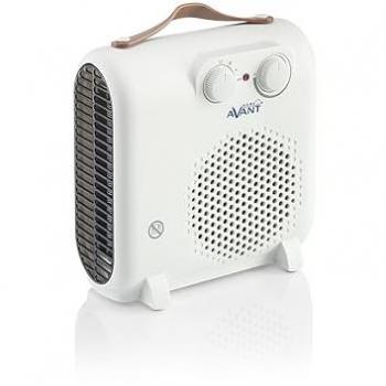 Avant AV7588 Calefactor de Aire Vertical 2000W Blanco, 2 Niveles de Potencia, Función Ventilador, Asa de Transporte, Protección Térmica