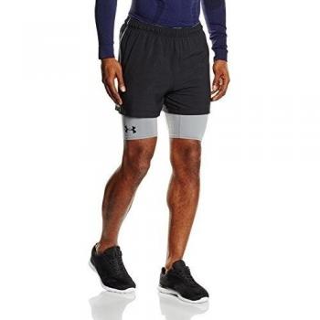 Under Armour Ua Mirage 2-In-1 Short Pantalón corto Hombre, Negro, XL
