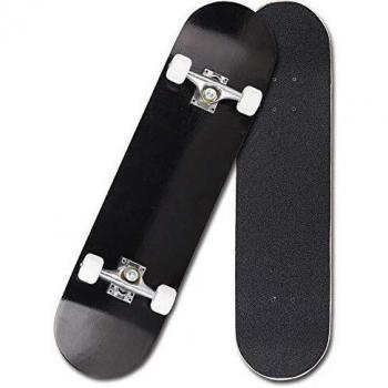 Z-Meng Zhong Skateboard, 31 Pulgadas Pro Skateboard Completo, Skate De Arce De 7 Pisos, Niña, Niño, Adolescente, Adulto, Monopatín Adecuado para Niños De 6 A 12 Años