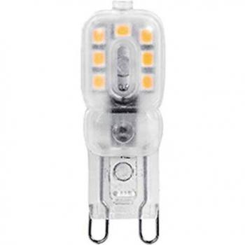 Bombilla LED G9 2.2W 3000K 230LM ángulo de 300° CRI80 AC-230V