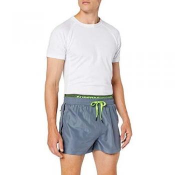Superdry Active Training Short Pantalones Cortos, Hombre, Gris, Medium