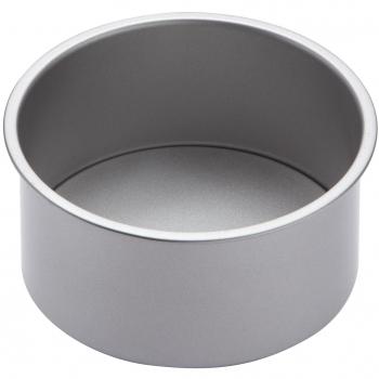 Kitchen Craft Molde para Pasteles Sartén Profunda Antiadherente de 18 cm de Base Suelta, Gris