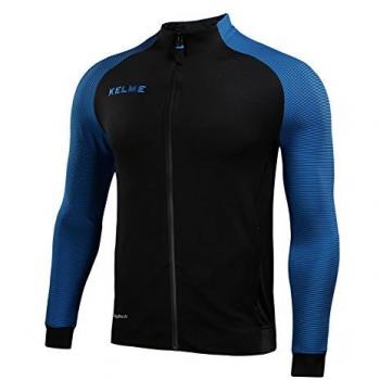 Kelme Sudadera Con Cremallera Montes Azul y Negro para Hombre