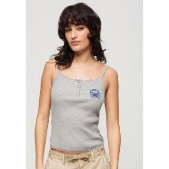 Superdry Blusa Sin Mangas Essential Button Down