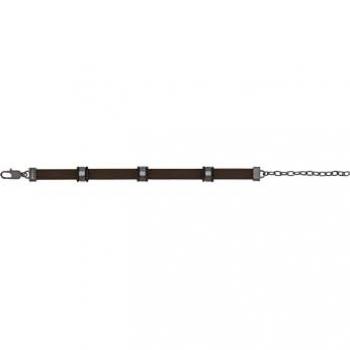 Pulsera de Hombre Breil B Mix en Acero, Fibra de Carbono y Cuero Color Fuego Talla 24 sin Piedras - Modelo TJ3136
