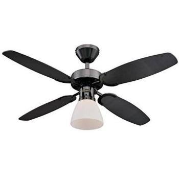 Ventilador de techo Westinghouse Capitol Gun Metal 105 cm con luz grafito-negro