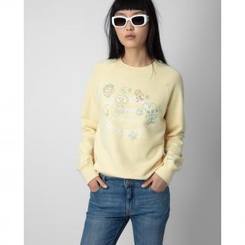 Zadig & Voltaire Women's Upper Shield Sweatshirt - Yellow, Size L