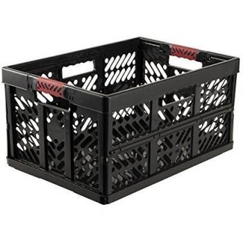keeeper Ben Robusta Caja Plegable con Asas Suaves, 45 l, Gris Grafito, 54 x 37 x 28 cm