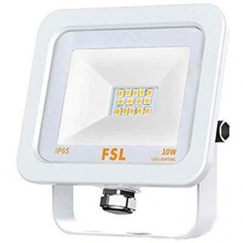 Proyector Exterior Blanco 10W - IP65, 115° de Ángulo de Apertura, 6500K
