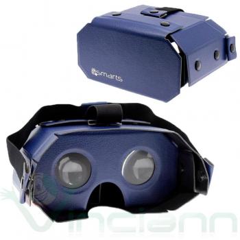 Funda universal para gafas VR Glass Virtual Realidad Visor Piel Navy Blue