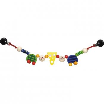 Hess 13026 - Juguete de madera de clip para basinet o cochecito, diseño 2 ratones