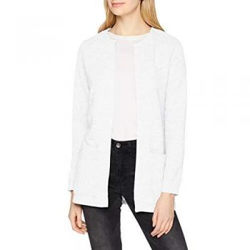 JDY Jdysaga L/s Cardigan Jrs Noos Chaqueta Punto, Blanco