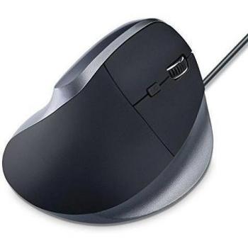 CSL - 3200dpi Ratón óptico / Forma vertical | Diseño ergonómico - Prevención de codo de tenista/enfermedad del ratón
