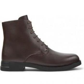 Camper Iman Women's Leather Ankle Boots - Brown, Size 38
