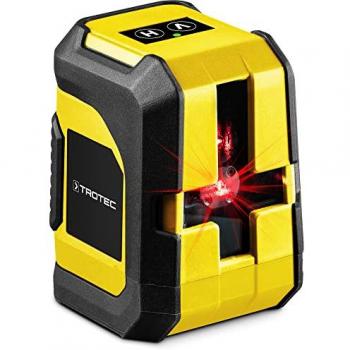 TROTEC Nivel láser de líneas cruzadas BD6A - tres modos de proyección, líneas horizontales y verticales, láser autonivelante, alta precisión ± 3 mm, clasificación IP54