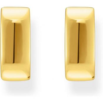 Thomas Sabo Gold Plated Small Angular Hoop Earrings for Women - CR743-413-39