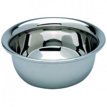 Jabonera de Metal ERBE - Ø 9 cm, Accesorios de baño unisex, 1 pieza, metal pulido