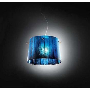 Lámpara colgante Slamp Woody con gradiente azul