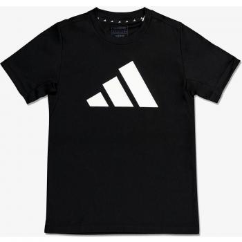 Camiseta adidas Training ES Logo de manga corta para niños - Negro, Blanco