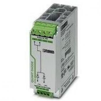 DIN Rail Diode Module 12-24V DC/2x20A or 1x40A - Phoenix Contact QUINT-DIODE #2320157