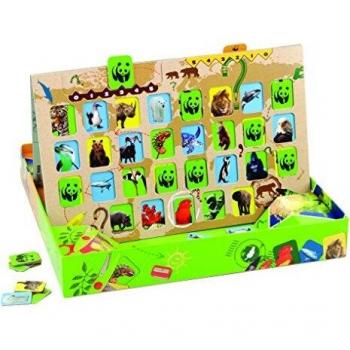 Juego de Mesa WWF Adivina Animales en Peligro con Empaque de Origami