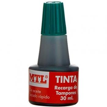 MTL 79538 - Tinta tampones y sellos, 30 ml, color verde
