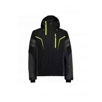 Chaqueta Softshell CMP Hombre con Capucha Fija (Titanio Ácido)