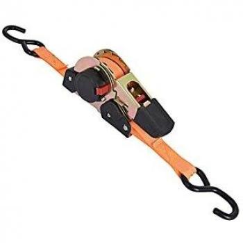 Cinta de Sujeción Automática 25 mm x 3 m - Capacidad 320 kg - Poliester Naranja