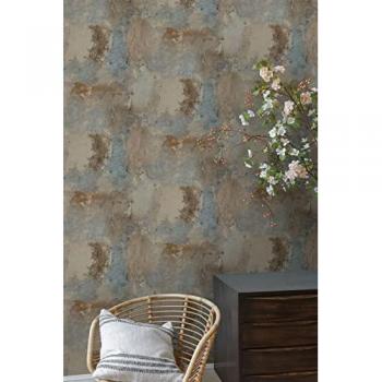 Papel Tapiz Texturizado de Césped Concerto Grandeco - Blanco