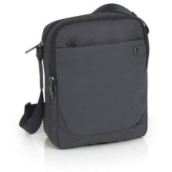 Bandolera Cruzada Gabol Joel Gris con 2 Compartimentos - 20x8x25 Cms
