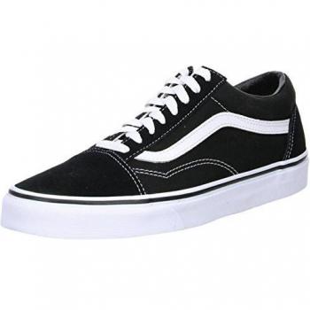 Vans Old Skool Unisex Sneakers - Black Canvas - Size: 8 US / EU 42 / Size: 9 US
