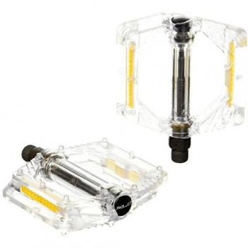 XLC 2501813601 Pedal de Plataforma PD-M16, Unisex, Transparente-Transparente