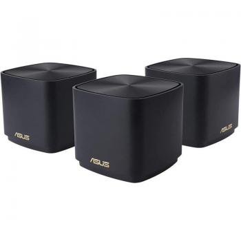 ASUS ZenWiFi XD4 Plus AX1800 Dual Band Mesh Wi-Fi 6 System, 3-Pack, AiMesh Compatible, AiProtection, Wall Mountable, Black