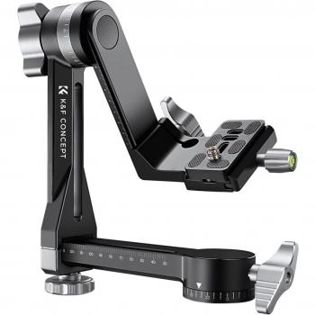 Cabezal Gimbal K&F Concept 360° Ligero con Placa de Liberación Rápida