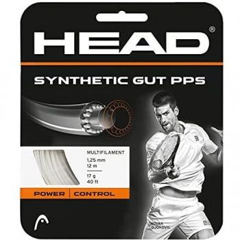 Head Synthetic Gut PPS Cordajes de Raquetas de Tenis, Unisex Adulto, Blanco, 15L