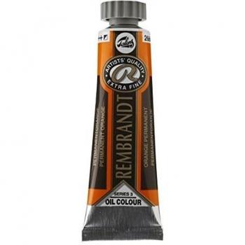 Rembrandt 15ml Artists Oil Colour - Naranja permanente - Serie 3