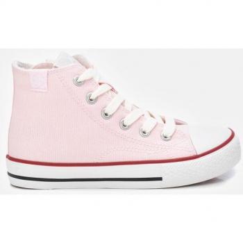 Zapatillas Xti Kids 150776 rosa con cierre de cordón y suela de goma