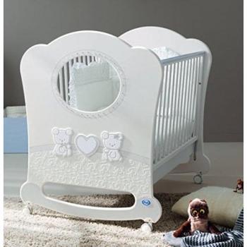Lettino Pali Oblo Maison Bebe Bianco-Grigio