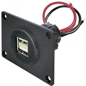 ProCar Power USB DOPPELSTECKDOSE Platte