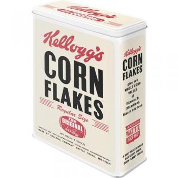Nostalgic-Art 30303 Kellogg's - Caja metálica de Estilo Retro, Almacenamiento Tin XL