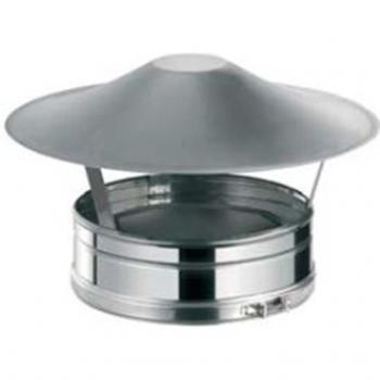 Sombrerete universal de doble pared de Ø100 mm