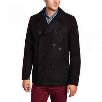 Freeman T. Porter Felted Wool - Abrigo para hombre, color schwarz